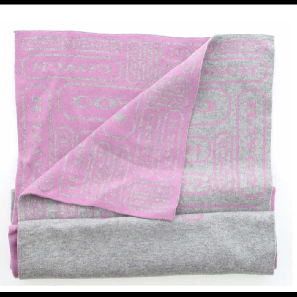 Coach Women's Signature Lozenge Muffler Scarf